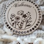 Baza do makramy ze sklejki Wielkanoc 17cm BAZ57