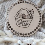 Baza do makramy ze sklejki Wielkanoc 17cm BAZ53