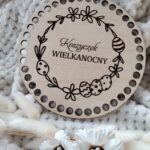 Baza do makramy ze sklejki Wielkanoc 17cm BAZ54