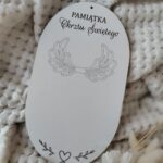 Baza do makramy Pamiątka Chrztu 12cmx21cm HDF H156