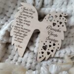 Skrzydełka do makramy drewniane 12cmx12cm M112