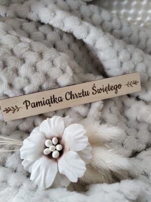 Drewniana tabliczka do makramy 13cmx1,8cm N524