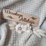 Drewniana tabliczka do makramy 23cmx6cm N530