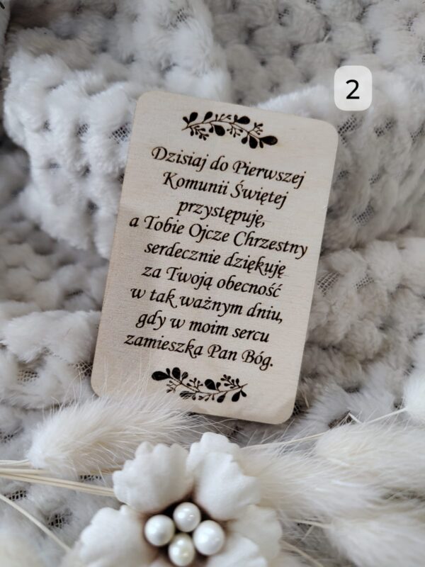 Drewniana tabliczka do makramy 7,5cmx5cm N535 - obrazek 3