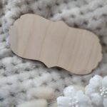 Drewniana tabliczka do makramy 12x8cm 350 znaków P87