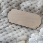 Drewniana tabliczka do makramy 11x4,5cm 200 znaków P88