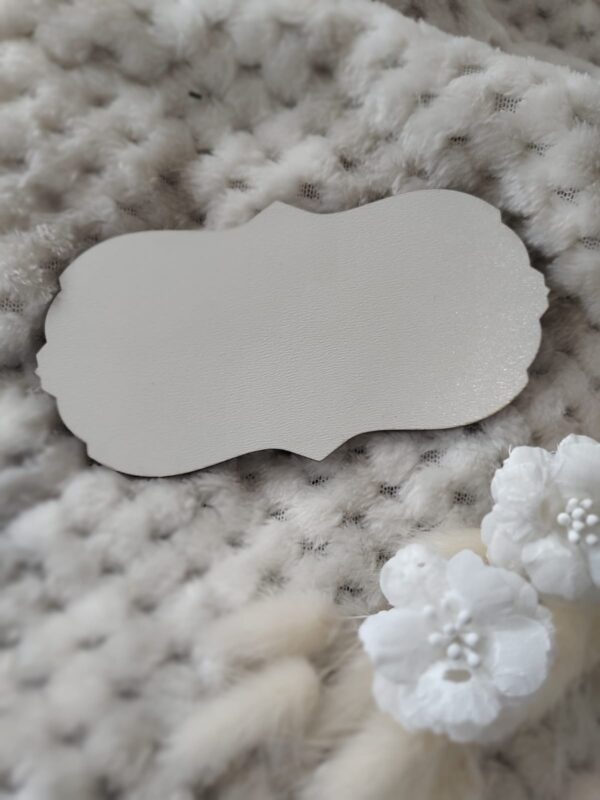 Tabliczka do makramy z HDF 12x8cm  H168  350 znaków