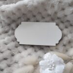 Tabliczka do makramy z HDF 8x4cm  H169  200 znaków