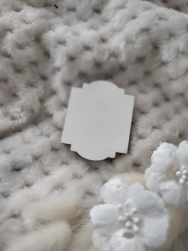 Tabliczka do makramy z HDF 5x4cm  H171  150 znaków