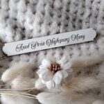 Tabliczka do makramy z HDF 13cmx1,8cm  H177