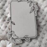 Tabliczka do makramy z HDF 8cmx11cm 200 znaków H182