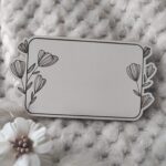 Tabliczka do makramy z HDF 11cmx6cm 200 znaków H183