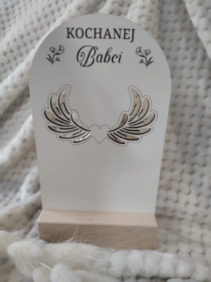 Baza stojak do makramy 12cmx20cm na Dzień Babci i Dziadka HDF H186