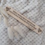 Drewniana tabliczka do makramy 18cmx3cm  N544