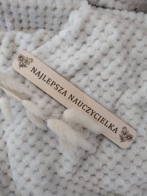 Drewniana tabliczka do makramy 19cmx3cm  N545