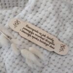 Drewniana tabliczka do makramy 18cmx4,3cm  N546