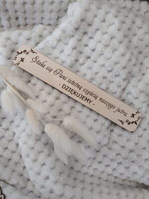 Drewniana tabliczka do makramy 18cmx3cm  N547
