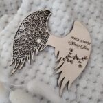 Skrzydełka do makramy drewniane 12cm x 12cm N549