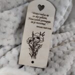 Drewniana zakładka do makramy 12cmx5cm DN46