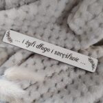 Tabliczka do makramy z HDF 13,5cmx2cm  H196