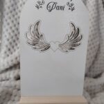 Baza stojak  do makramy 12cmx20cm biały HDF H198