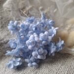 Mini kwiatki 5szt błękit 1,5cm  K140