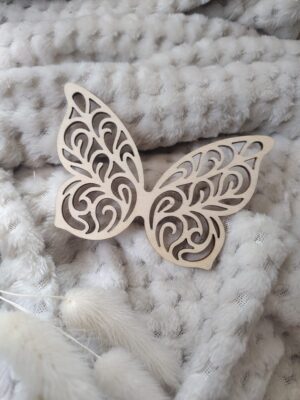 Skrzydełka do makramy drewniane 10cm x6,5cm N565