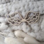 Skrzydełka do makramy drewniane 8,5cm x3 cm  N569