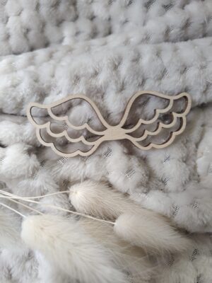 Skrzydełka do makramy drewniane 8,5cm x3 cm  N569