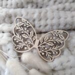 Skrzydełka do makramy drewniane 10cm x 6 cm  N570