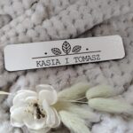 Tabliczka do makramy z HDF 14cm x 3cm  20 znaków  H202