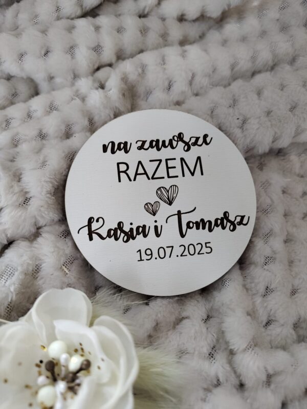 Tabliczka do makramy z HDF 6,5cm 35 znaków  H204