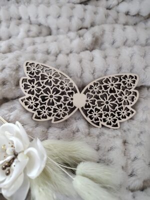 Skrzydełka do makramy drewniane 10cm x5cm  N571