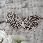 Skrzydełka do makramy drewniane 10cm x4,7cm  N572