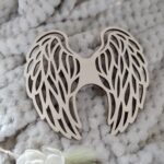 Skrzydełka do makramy drewniane 11cm x 11cm  N573