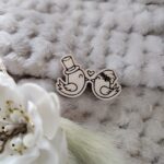 Tabliczka scrapka do makramy 4cm x 2,5cm N575