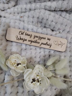 Tabliczka do makramy sklejka 14cm x 3cm N581