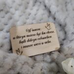 Tabliczka do makramy sklejka 6,5cm x 4cm N585