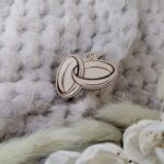 Tabliczka scrapka do makramy sklejka 3,5cm x 3cm N589