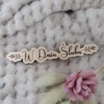 Tabliczka do makramy 10cm x 2cm  N611