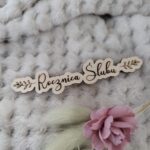 Tabliczka do makramy 10cm x 2cm  N612