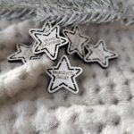 Tabliczka do makramy z HDF 3cm gwiazdka  H244