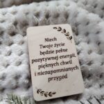 Tabliczka do makramy 7cm x 4,5cm  N630