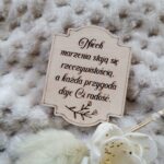 Tabliczka do makramy 6cm x 5cm  N631