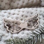 Skrzydełka do makramy drewniane 9cm x 4cm  N636