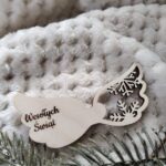 Skrzydełka do makramy drewniane 9cm x 4cm  N635