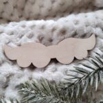 Skrzydełka do makramy drewniane 10cm x 3cm  N633