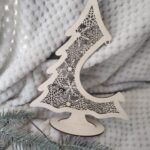 Baza do makramy drewniana 23cm x 19cm N661