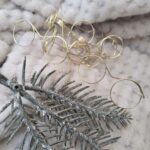 Okulary duże do skrzatów złote 6cm