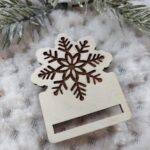 Drewniana zakładka do makramy 6cm x 5cm N669